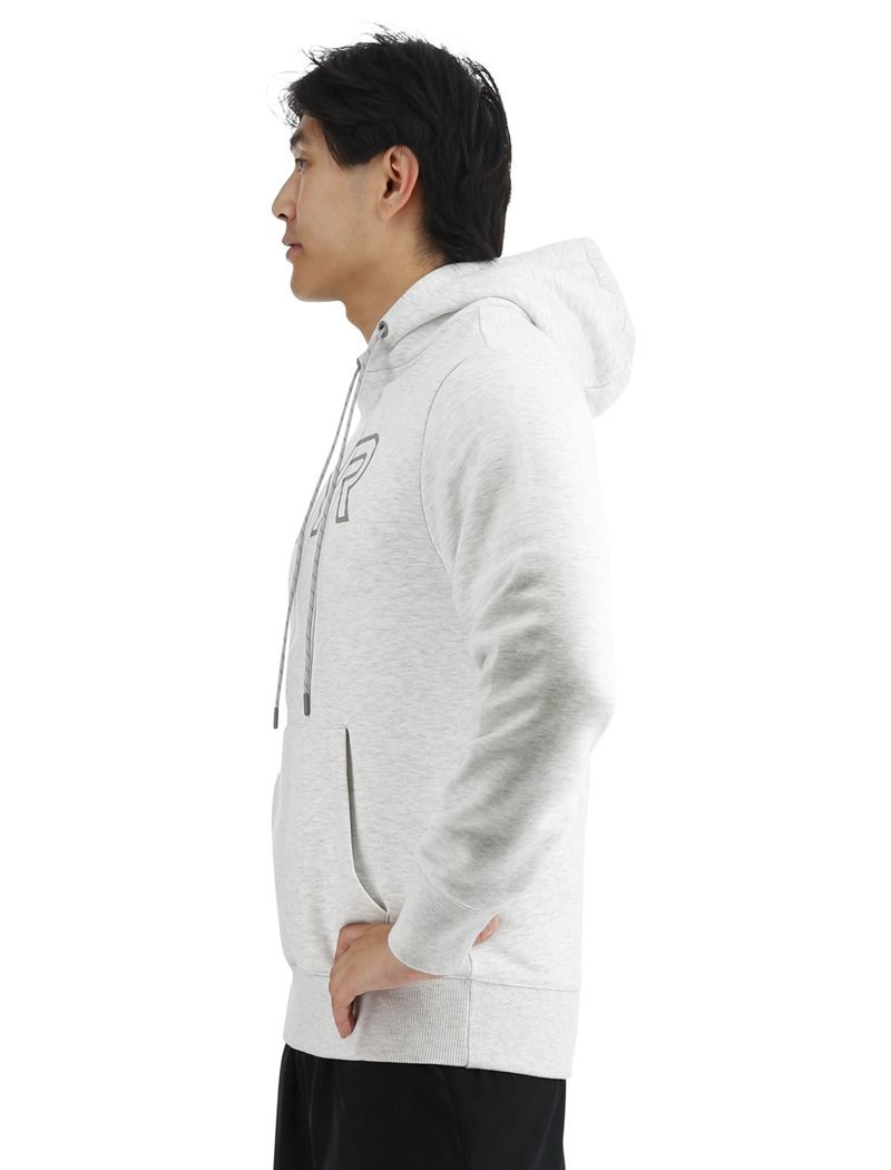 Sweat a Capuche Tyr Ultrasoft Big Logo Tech Homme Grise Clair | 03283828IGV