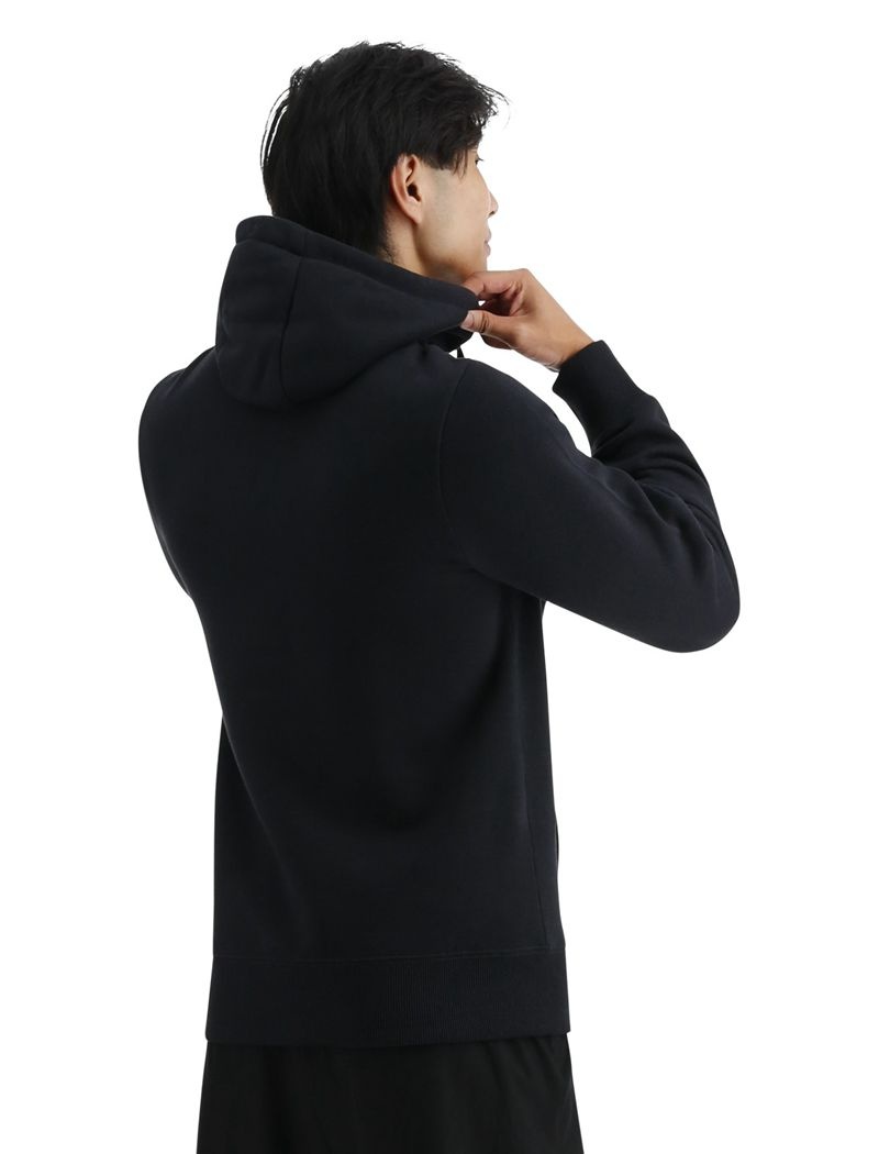 Sweat a Capuche Tyr Ultrasoft Midweight Fleece Homme Noir | 80806537ASW