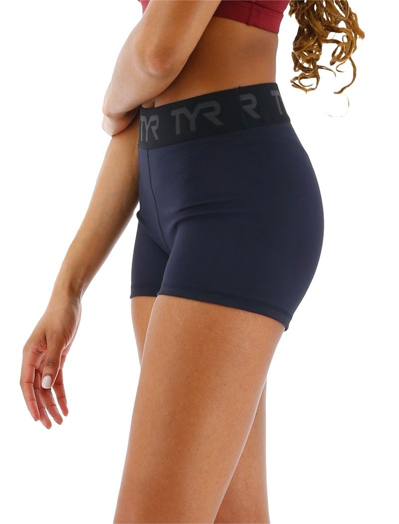 Short Tyr Base Kinetic? 2 Mid-rise Logo Femme Bleu Marine | 33706861WML