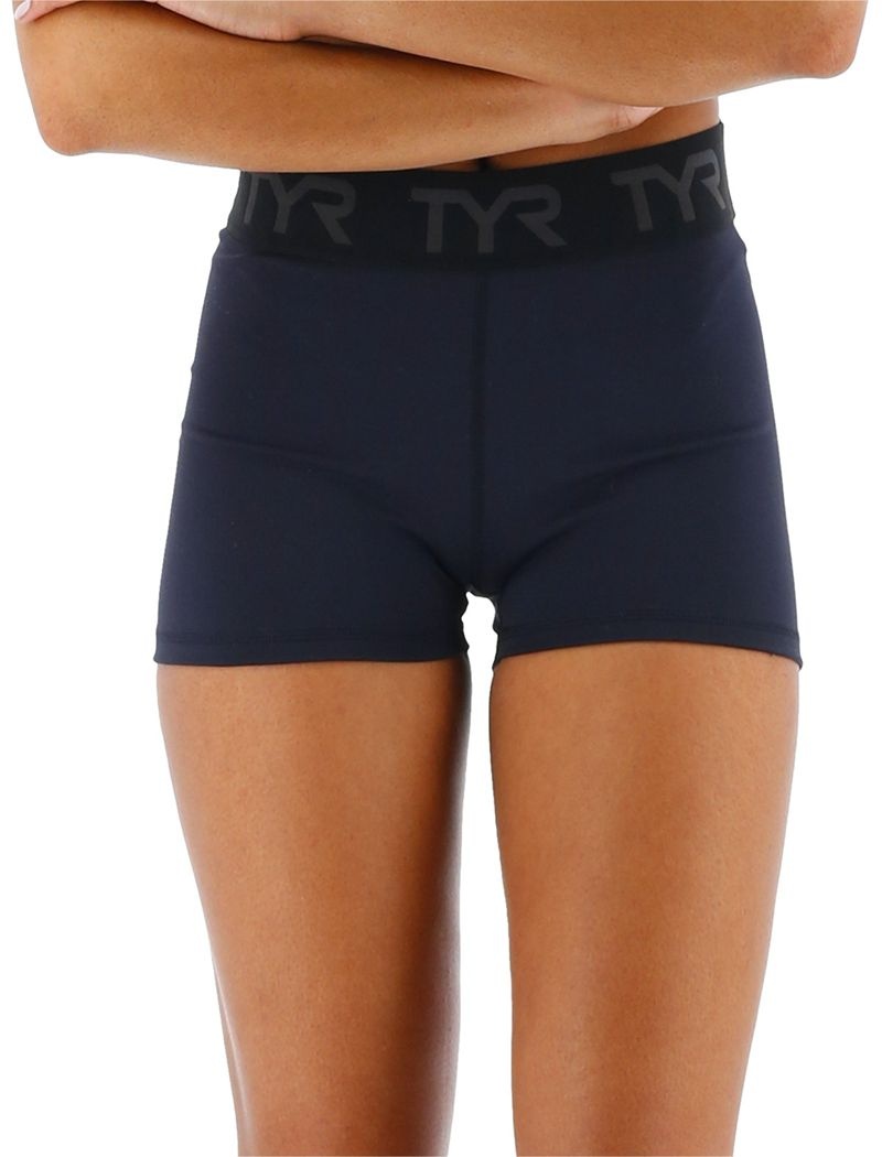 Short Tyr Base Kinetic? 2 Mid-rise Logo Femme Bleu Marine | 33706861WML