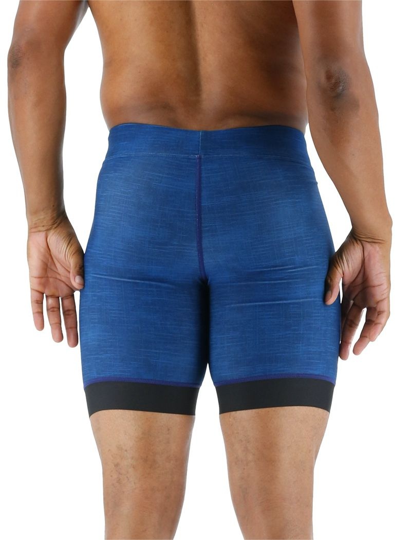 Maillot de Bain Tyr Durafast Elite? Workout Jammer Sandblasted Homme Bleu Marine | 44849713MEY