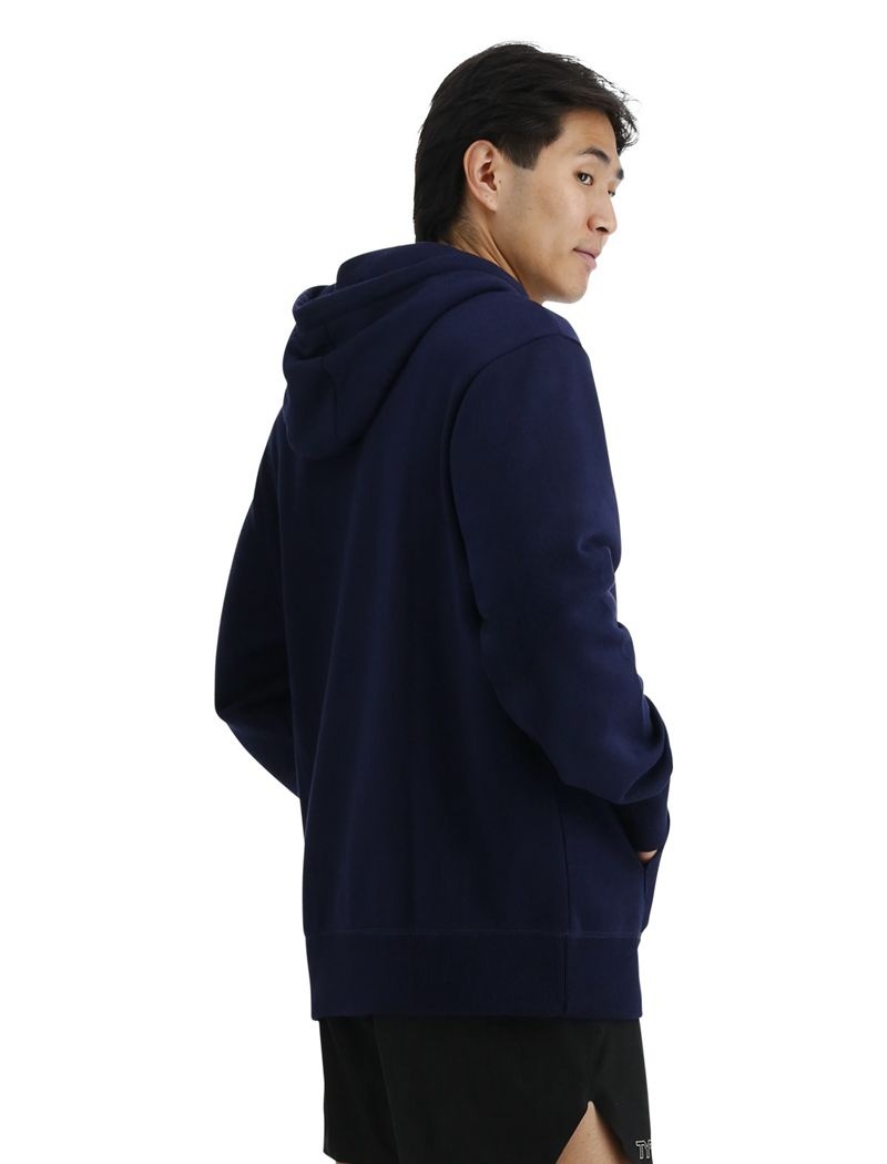 Sweat a Capuche Tyr Ultrasoft Midweight Fleece Homme Bleu Marine | 38122482UJV