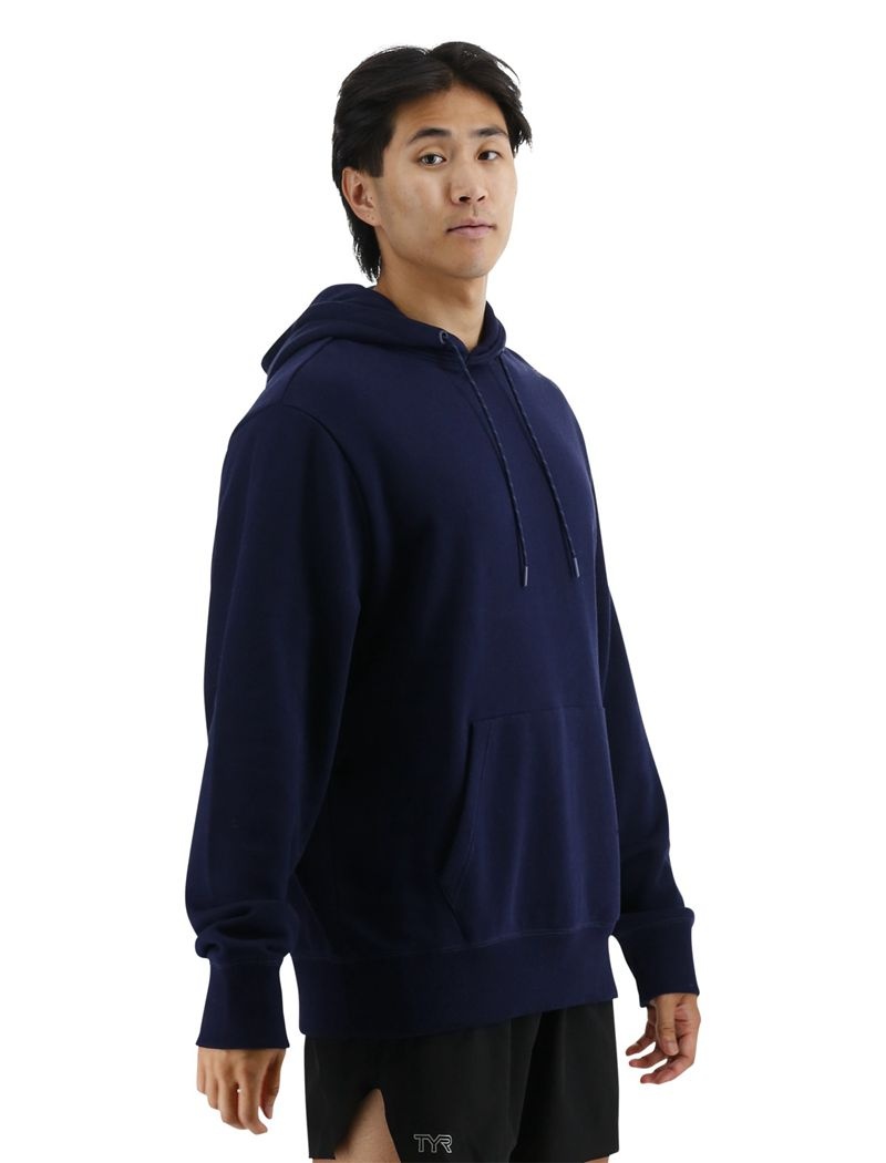 Sweat a Capuche Tyr Ultrasoft Midweight Fleece Homme Bleu Marine | 38122482UJV