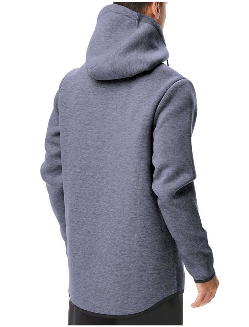 Sweat a Capuche Tyr Elite Team Full Zip Homme Bleu Grise | 36837387YBM