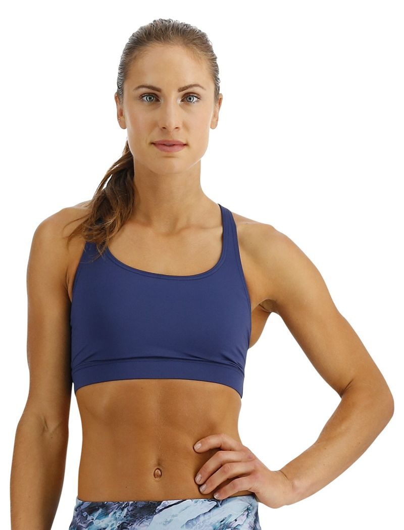 Soutien Gorge Sport Tyr Jojo Femme Bleu Marine | 67676231OEA