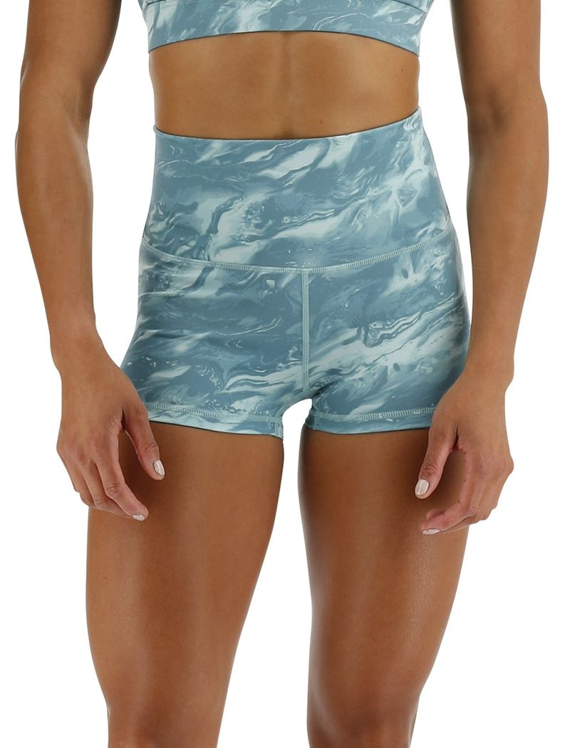 Short Tyr Base Kinetic? High-rise 2 Femme Turquoise | 32003264NDZ