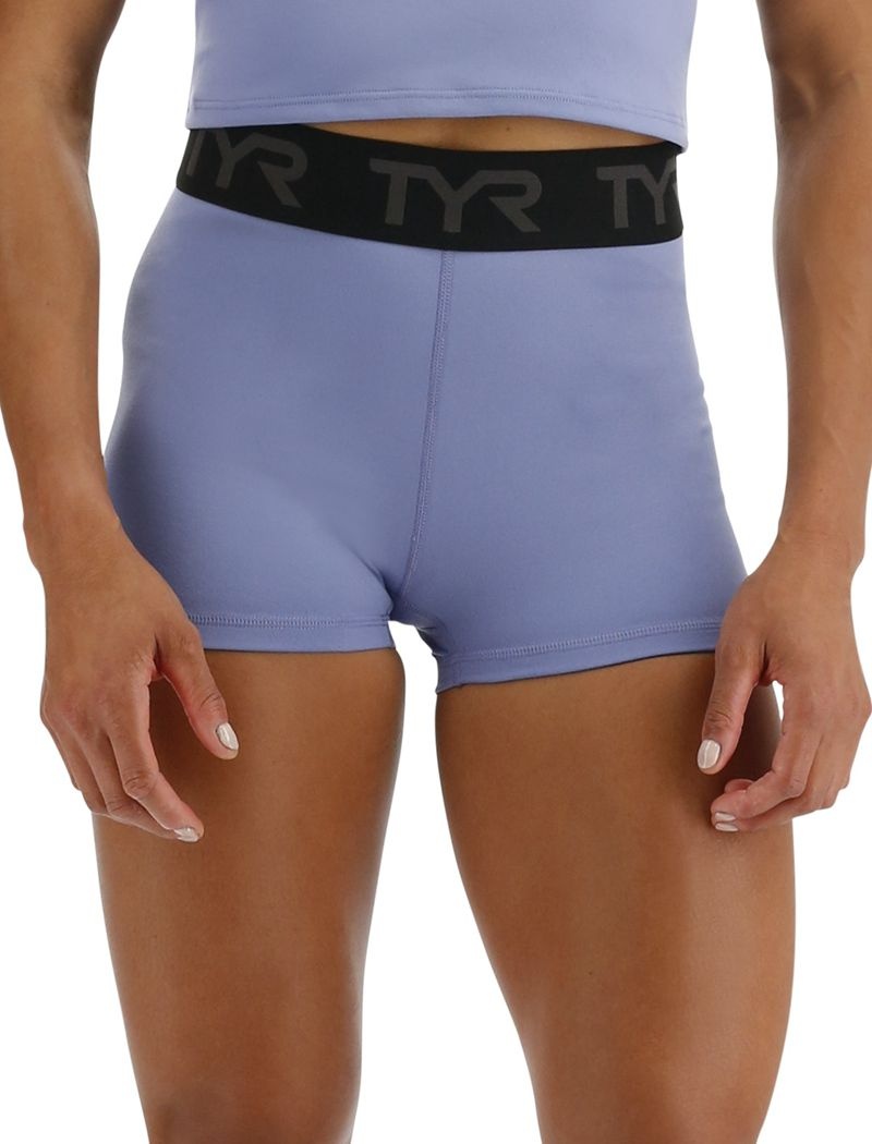 Short Tyr Base Kinetic? 2 Mid-rise Logo Femme Bleu Clair | 99889046CCE