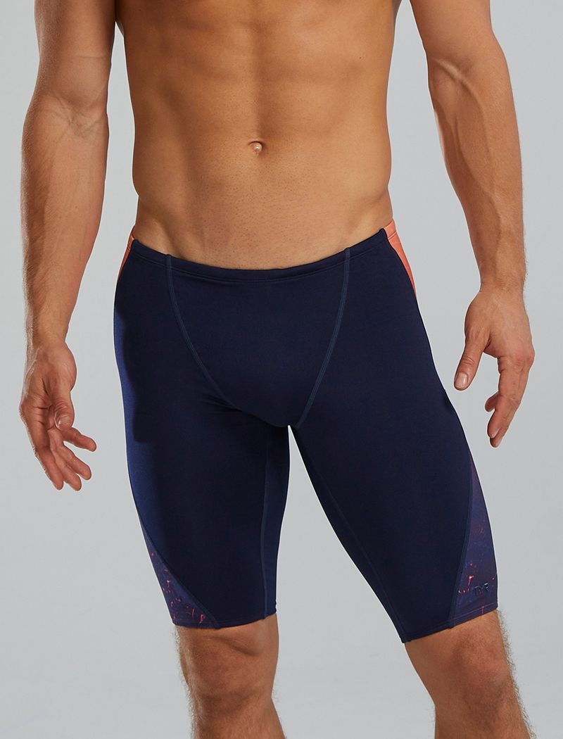 Maillot de Bain Tyr Durafast Elite? Blade Splice Jammer Infrared Homme Bleu Marine | 40755010KSF