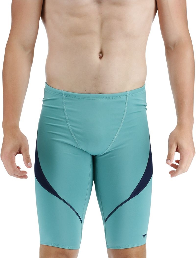 Maillot de Bain Tyr Durafast Elite? Curve Splice Jammer Homme Turquoise Clair | 71796155OIJ