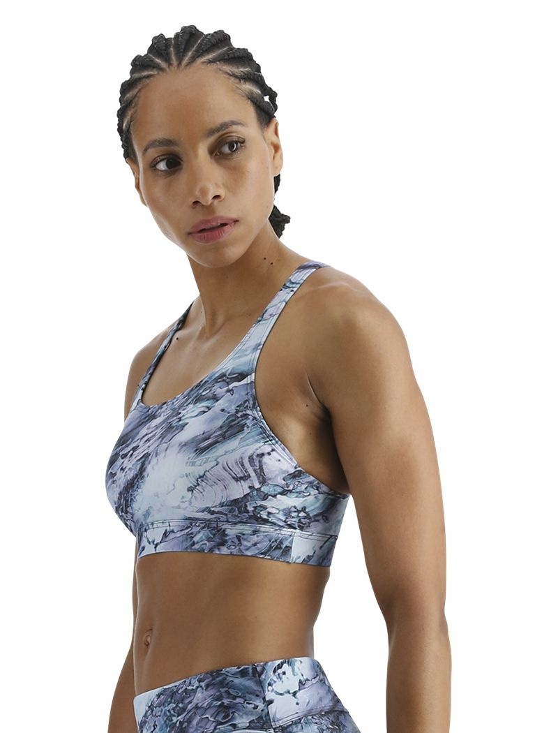 Soutien Gorge Sport Tyr Jojo Shale Femme Bleu Multicolore | 73391883UUI