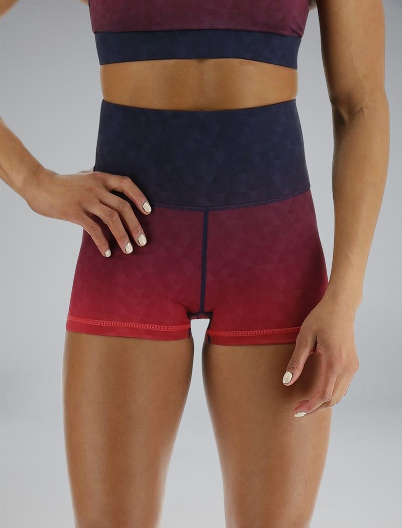 Short Tyr Base Kinetic? High-rise 2 Femme Rouge Bleu Marine | 49501179FTQ