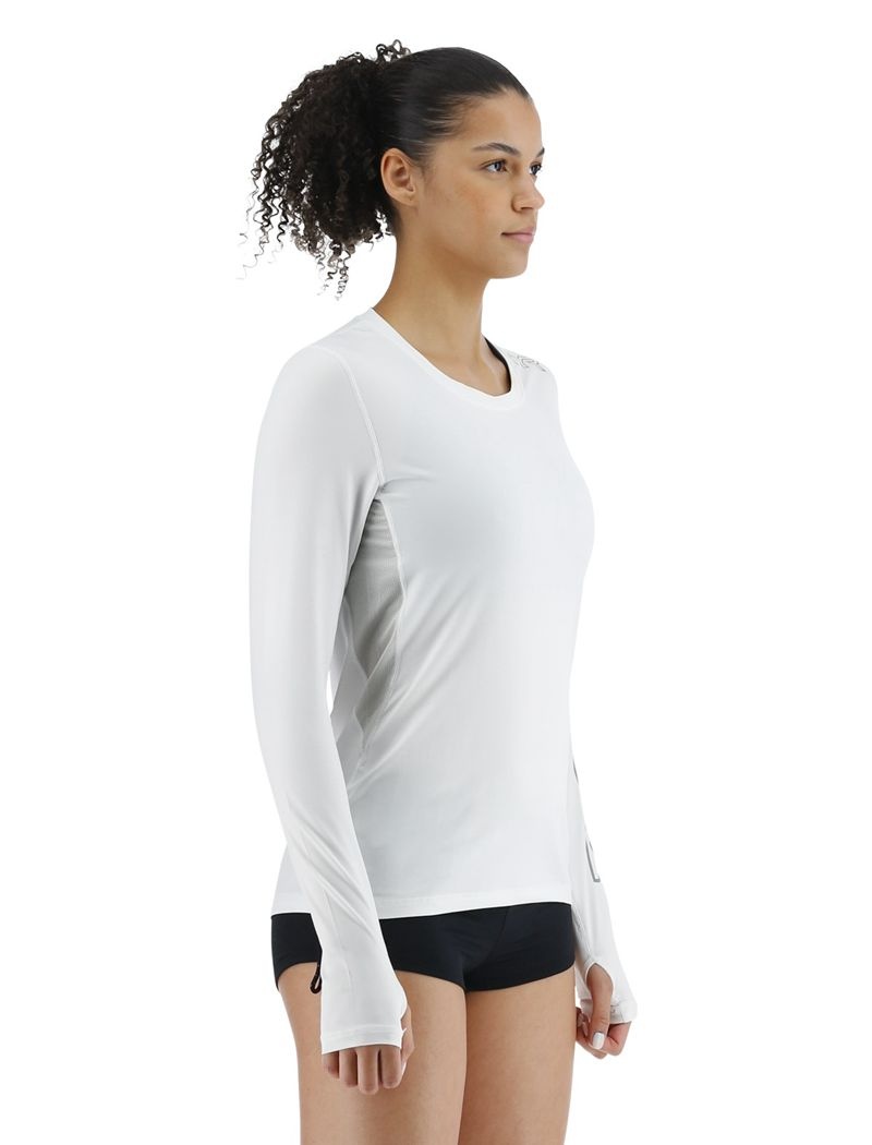 Chemises Tyr Sundefense? Vented Long Sleeve Crew Femme Blanche | 86569803TIK