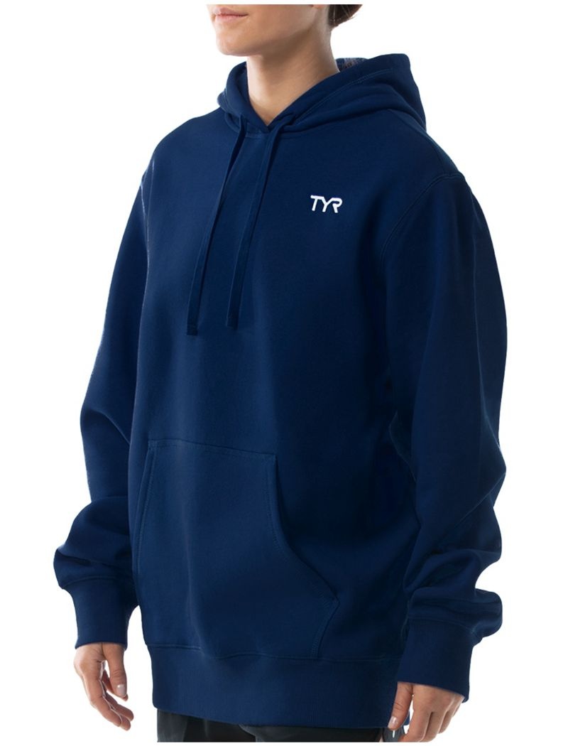 Sweat a Capuche Tyr Unisex Alliance Pullover Homme Bleu Marine | 68769259CWM