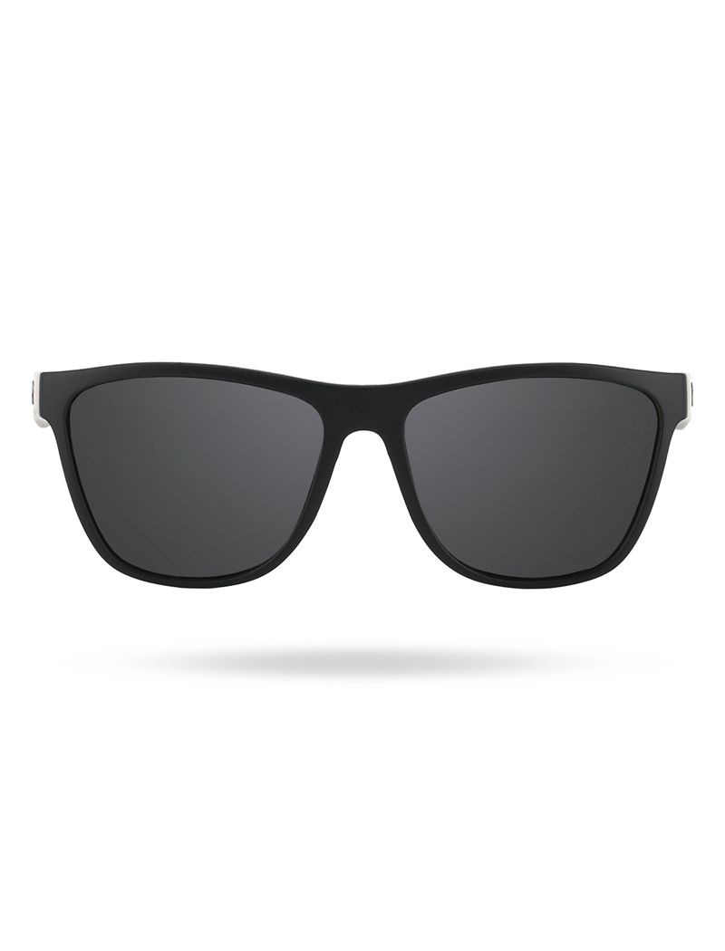 Lunette de Soleil Tyr Raya Hts Polarized Homme Noir Grise Foncé | 48849745YZR