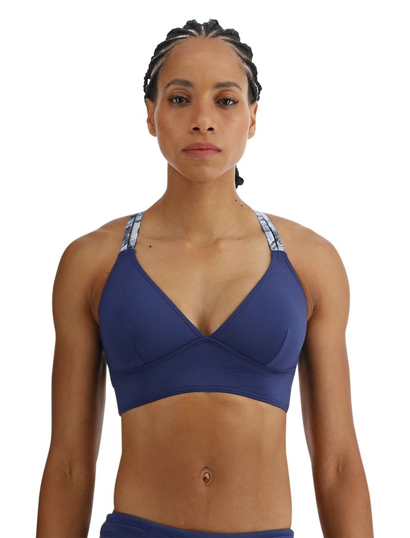 Soutien Gorge Sport Tyr Madeline Femme Bleu | 99354102ZBE