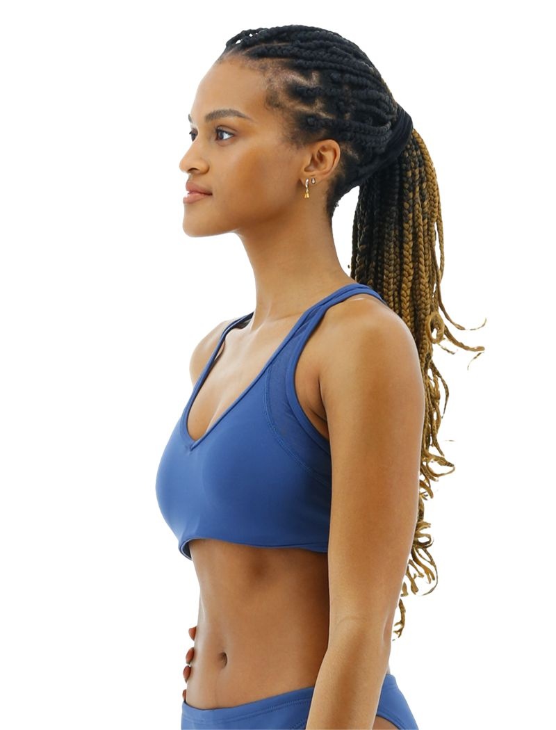 Soutien Gorge Sport Tyr Hadley Femme Bleu | 59686468SLT