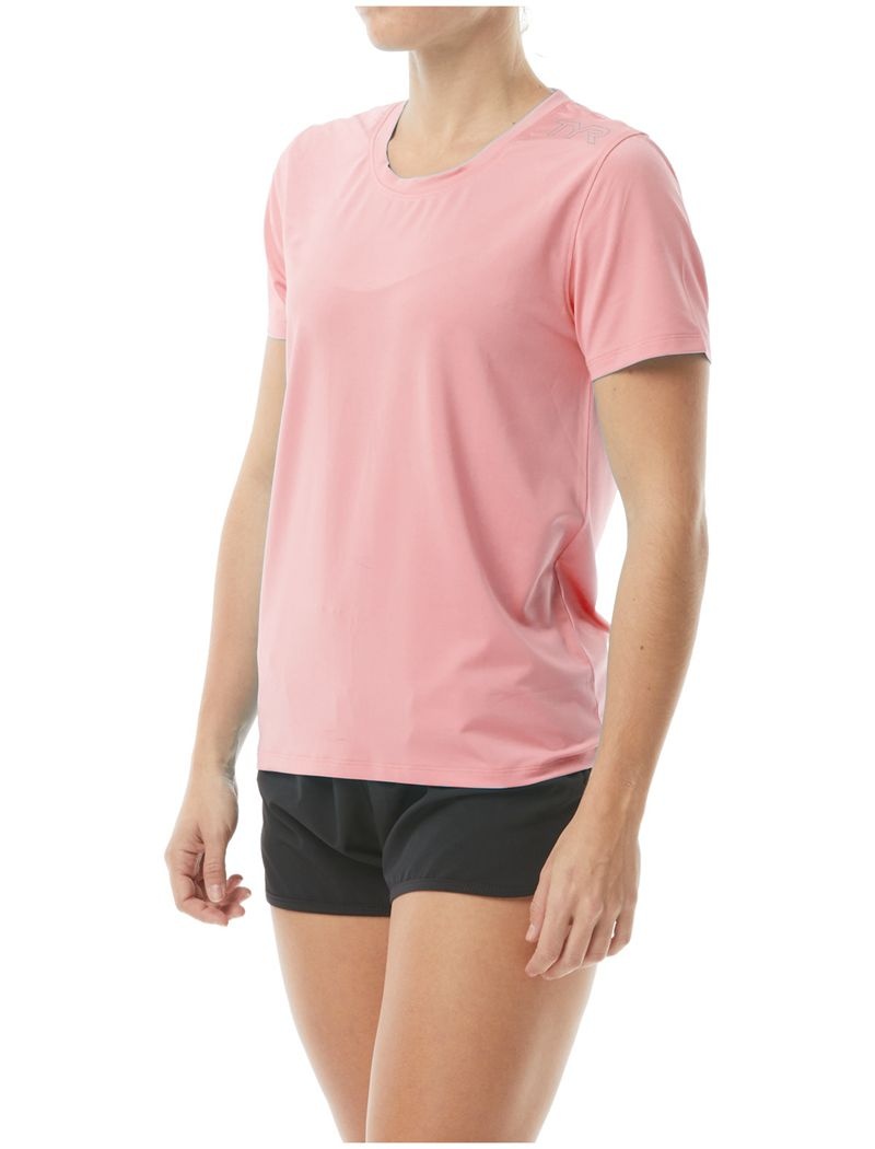 Chemises Tyr Sundefense Corta Sleeve Femme Corail Clair | 04322015XAE