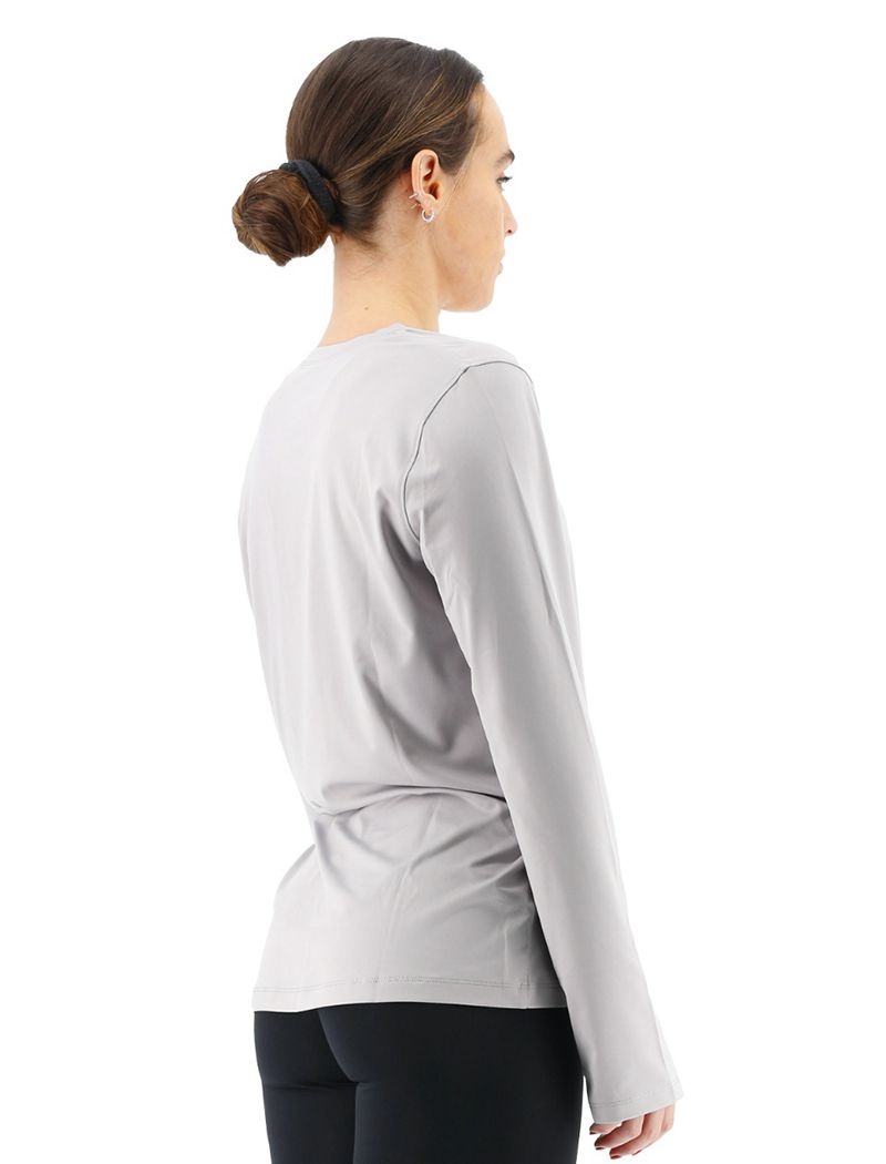 Chemises Tyr Sundefense Long Sleeve Femme Grise Clair | 09666038VQP