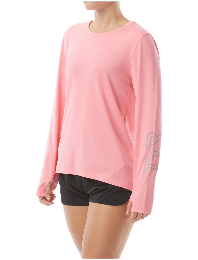 Chemises Tyr Sundefense Long Sleeve Femme Corail Clair | 75196573RBK