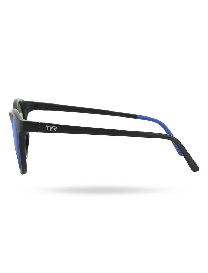 Lunette de Soleil Tyr Sierra Hts Polarized Homme Noir Bleu | 14450635LWI