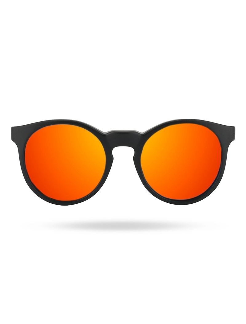 Lunette de Soleil Tyr Sierra Hts Polarized Homme Noir Orange | 30951151SRO