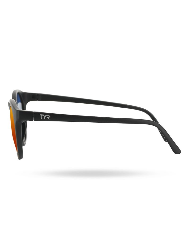 Lunette de Soleil Tyr Sierra Hts Polarized Homme Noir Orange | 30951151SRO