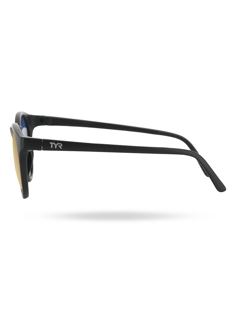 Lunette de Soleil Tyr Sierra Hts Polarized Homme Noir Doré | 05217279OXA