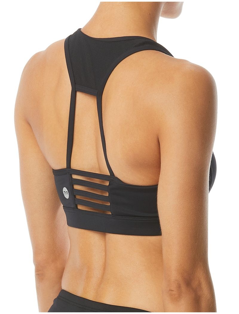 Soutien Gorge Sport Tyr Reilly Femme Noir | 93695081VZE