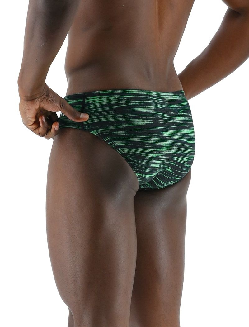 Maillot de Bain Tyr Durafast Elite? Fizzy Homme Vert Noir | 47037987GYX