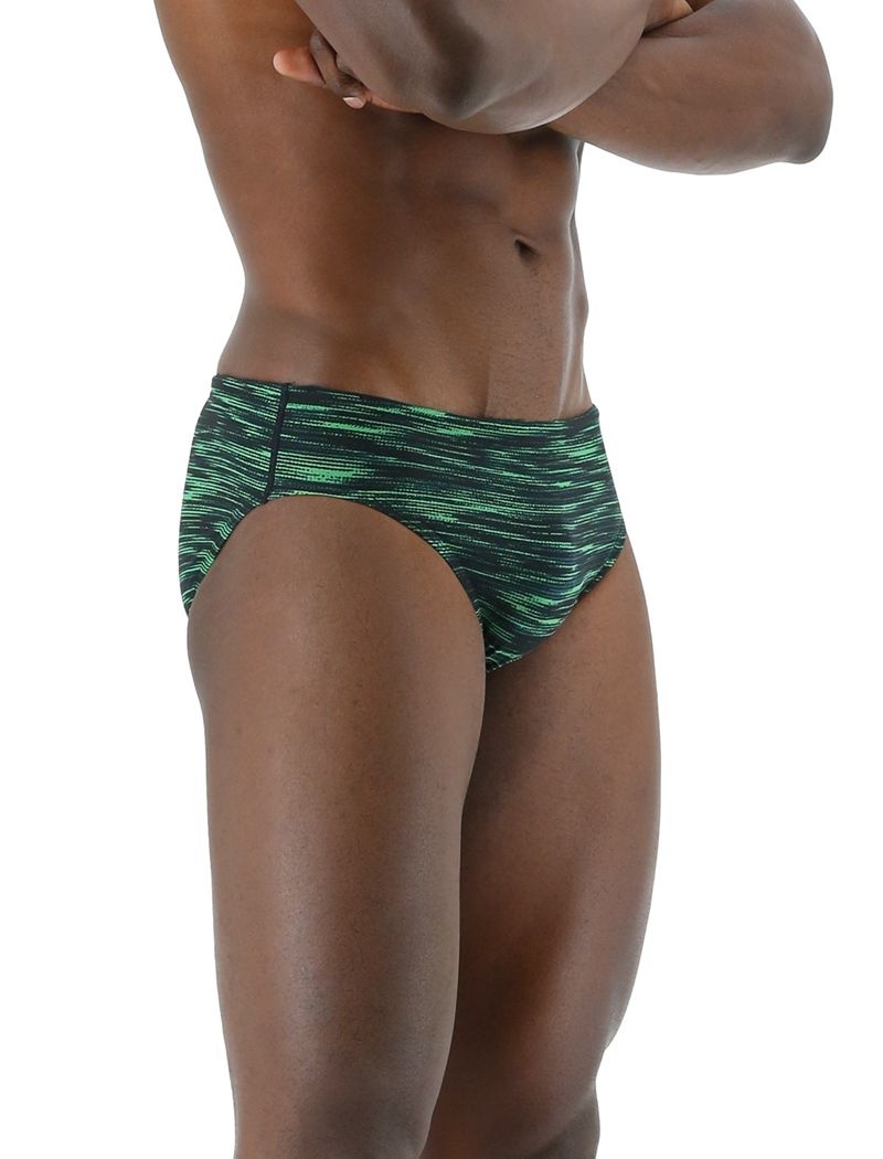 Maillot de Bain Tyr Durafast Elite? Fizzy Homme Vert Noir | 47037987GYX