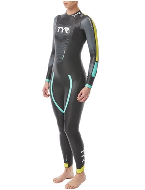 Combinaison En Néoprène Tyr Hurricane? Cat 2 Femme Noir Jaune Turquoise | 03810112BUM