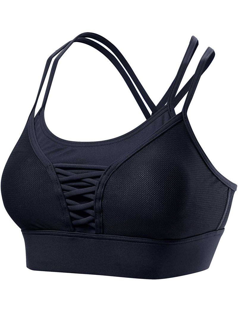 Soutien Gorge Sport Tyr Quinn Femme Noir | 46735814GSZ