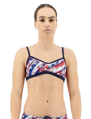 Soutien Gorge Sport Tyr Durafast One? Mojave Tieback Homeland Femme Rouge Bleu Blanche | 19768297QOB