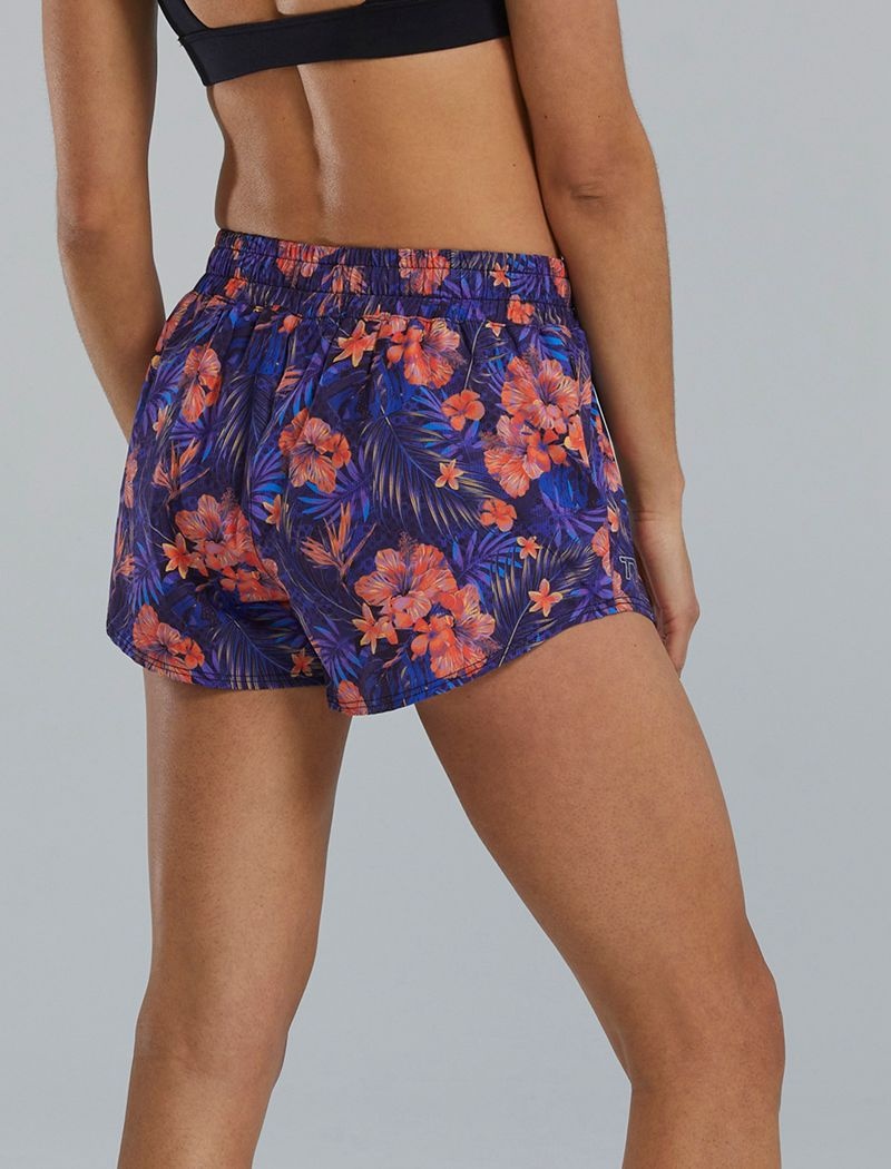 Shorts De Course Tyr Hydrosphere? Pace Femme Bleu Marine Multicolore | 35304797HIQ