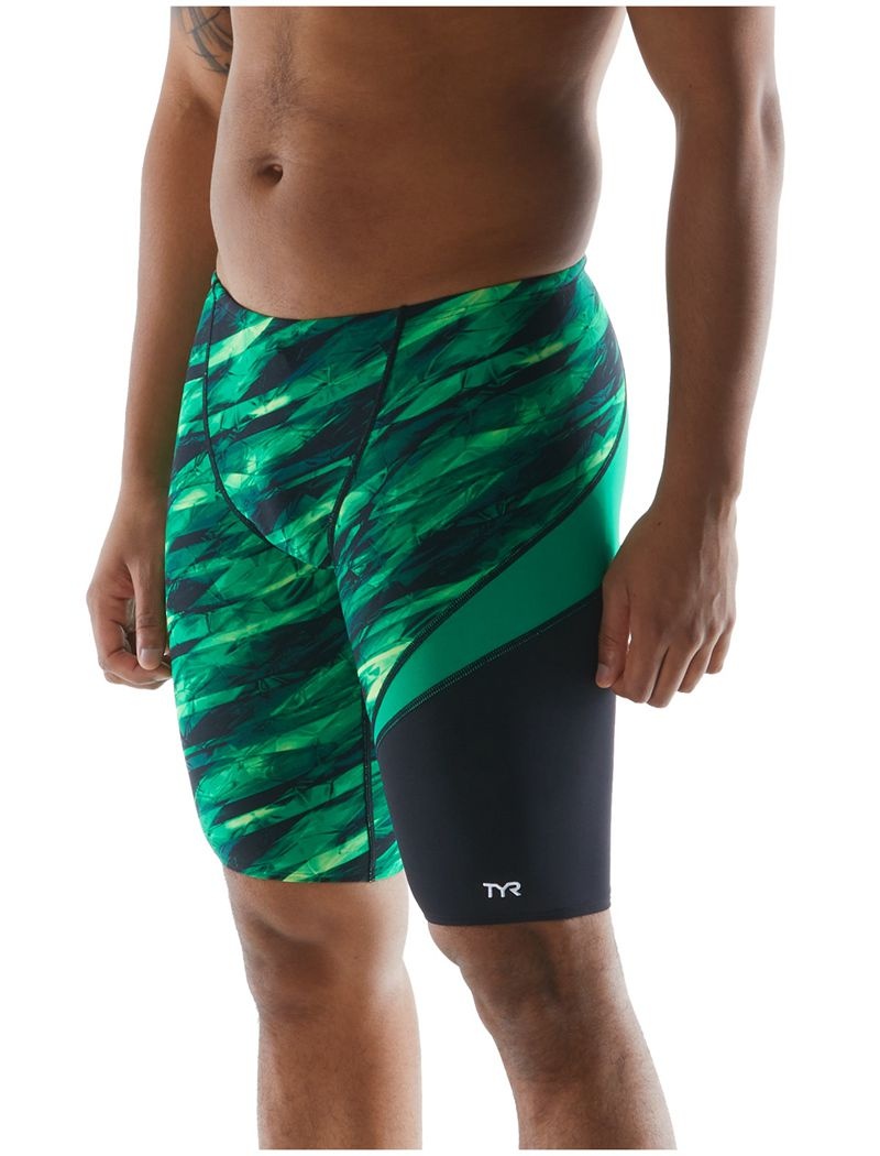 Maillot de Bain Tyr Durafast Elite? Wave Jammer Vitric Homme Vert | 64173637OKC