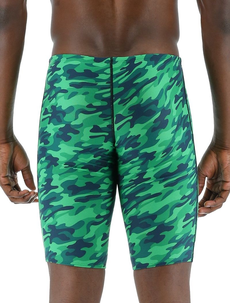 Maillot de Bain Tyr Durafast Elite? Jammer Camo Homme Vert | 39597628QVR