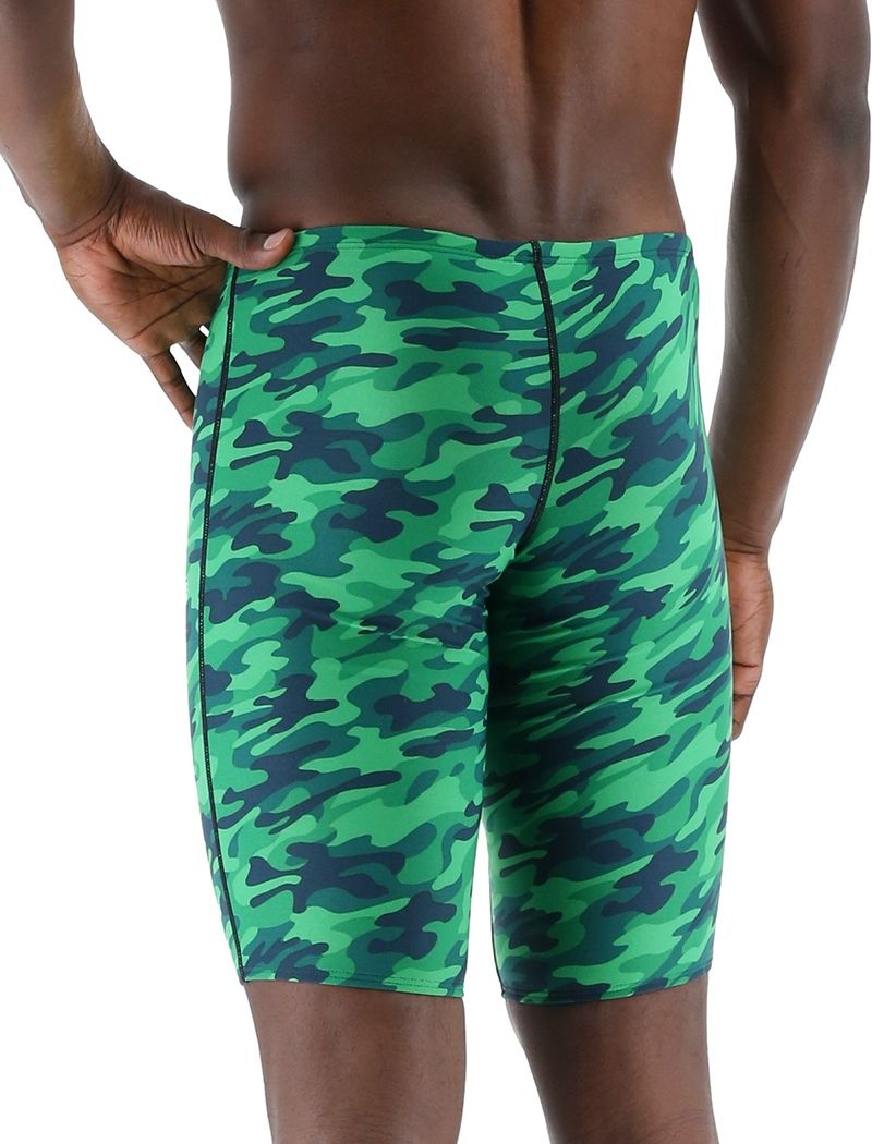 Maillot de Bain Tyr Durafast Elite? Jammer Camo Homme Vert | 39597628QVR