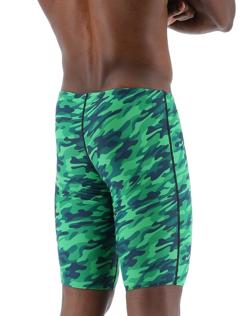 Maillot de Bain Tyr Durafast Elite? Jammer Camo Homme Vert | 39597628QVR