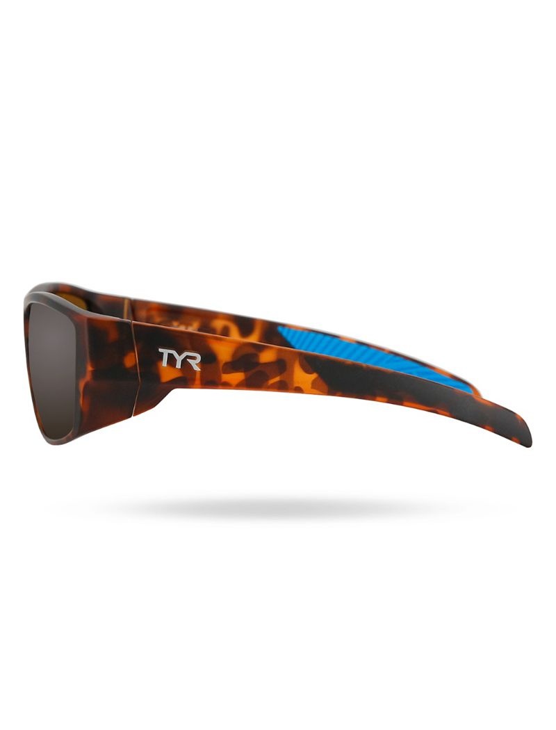 Lunette de Soleil Tyr Knox Hts Polarized Homme Marron | 53264611WQC