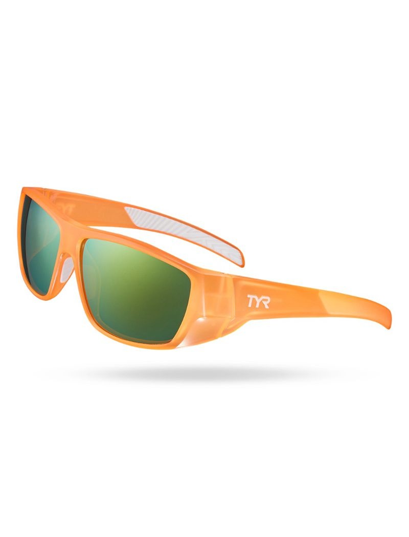 Lunette de Soleil Tyr Knox Hts Polarized Homme Vert Orange | 29713137SGE