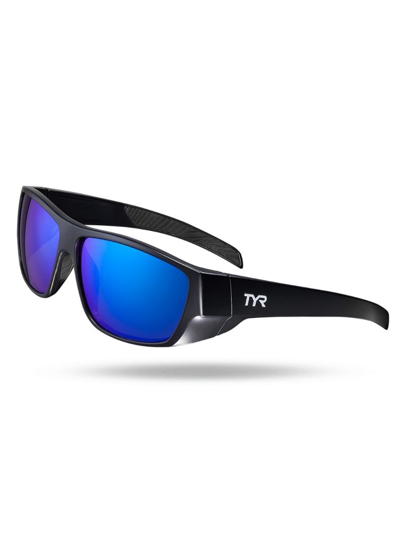 Lunette de Soleil Tyr Knox Hts Polarized Homme Bleu Noir | 68960989NCP