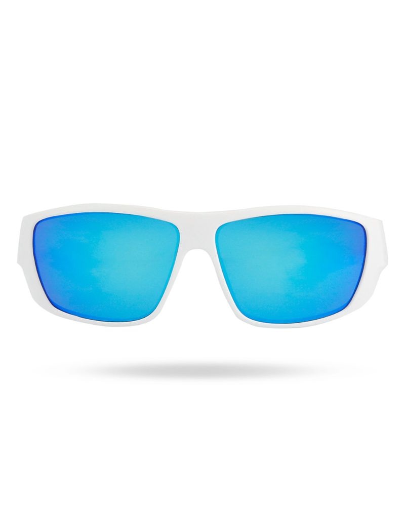 Lunette de Soleil Tyr Knox Hts Polarized Homme Bleu Blanche | 75793366CKL