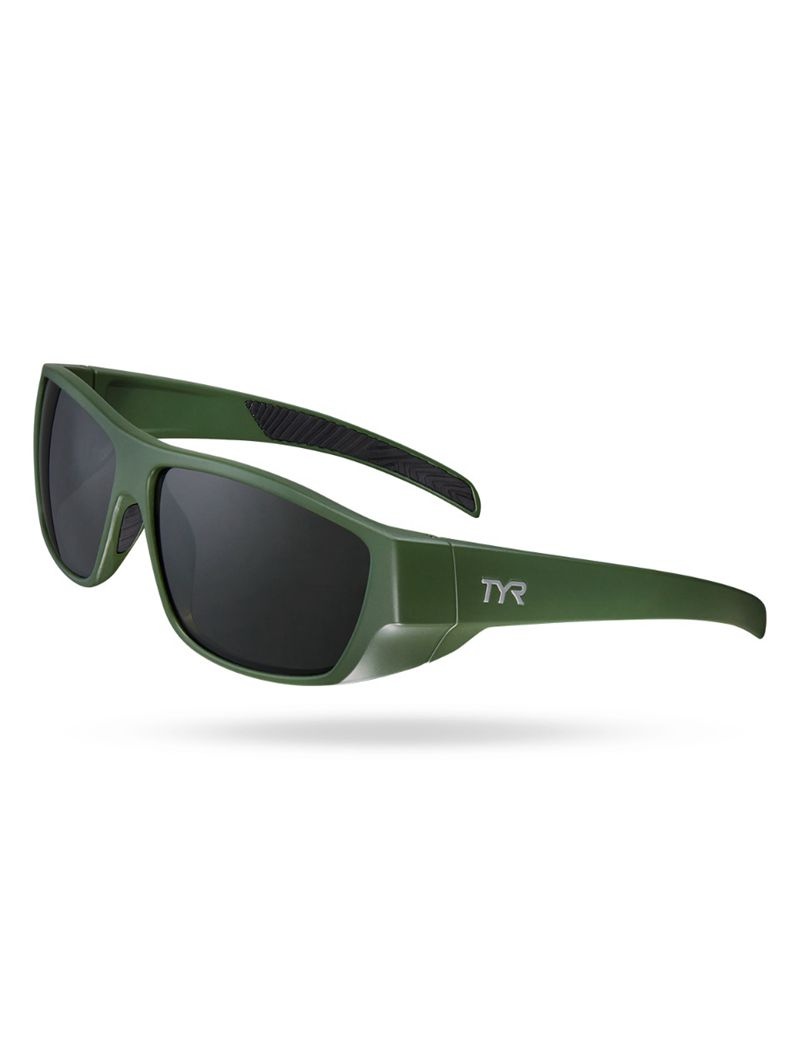 Lunette de Soleil Tyr Knox Hts Polarized Homme Vert Noir | 98369223QJB