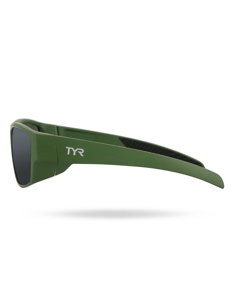 Lunette de Soleil Tyr Knox Hts Polarized Homme Vert Noir | 98369223QJB