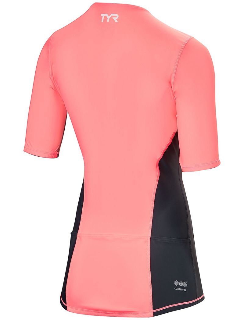 Huat Tyr Corta Sleeve Femme Corail Noir | 92559316GNX