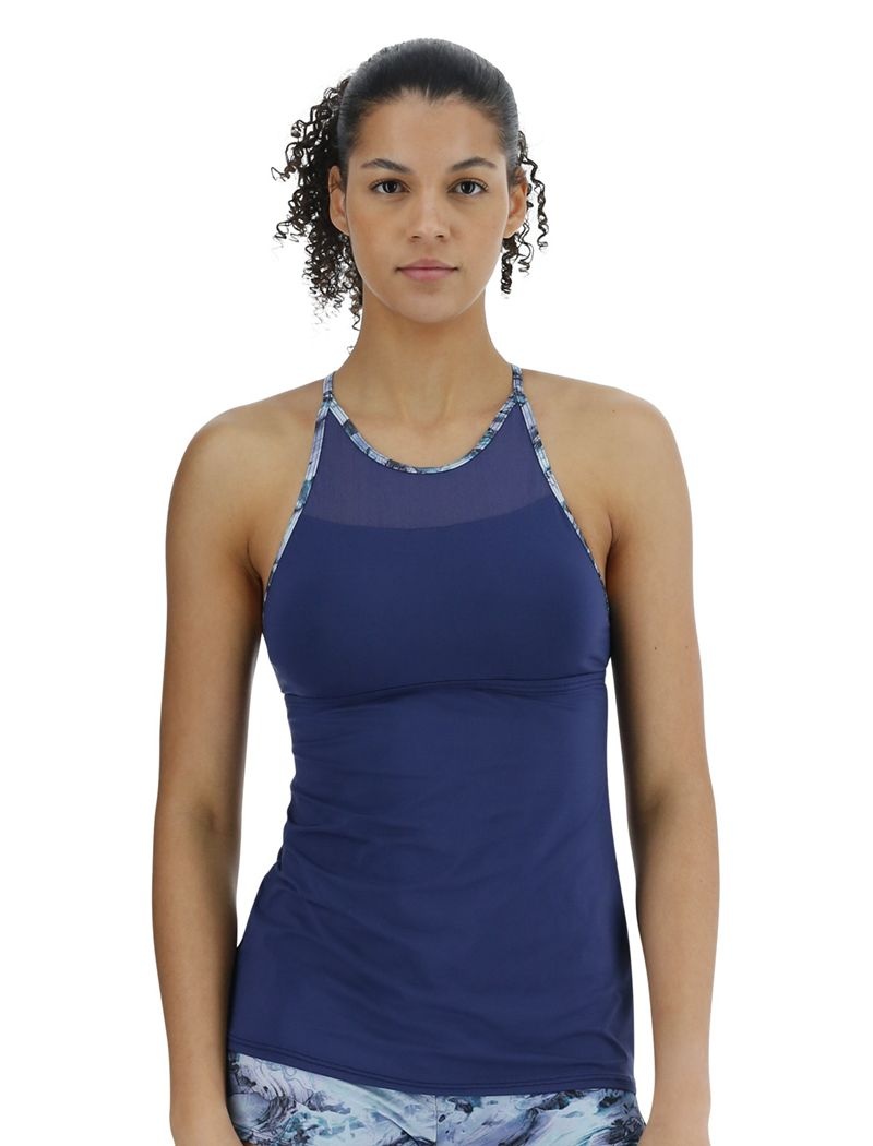 Debardeur Tyr Tessa Femme Bleu Marine | 96491451IIJ