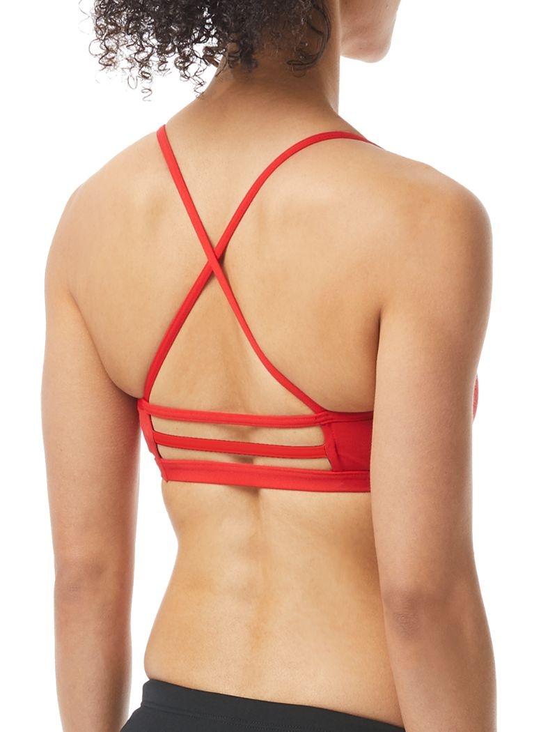 Soutien Gorge Sport Tyr Durafast One? Trinity Femme Rouge | 42174190FDW