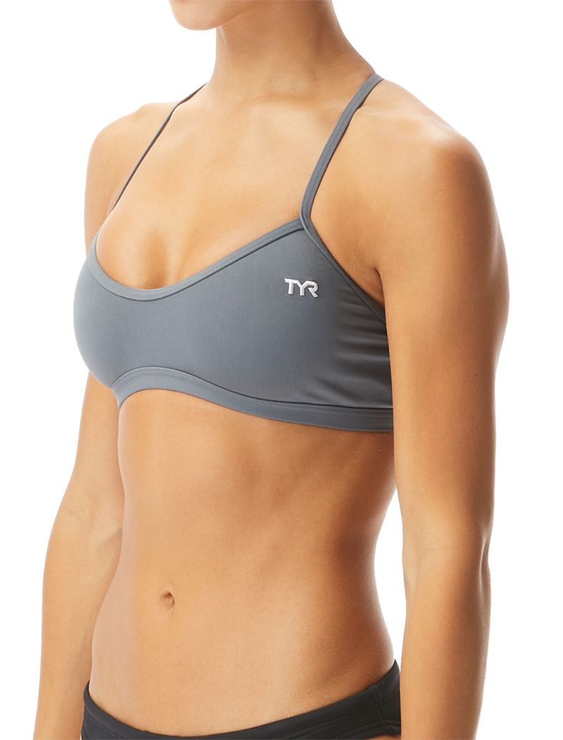 Soutien Gorge Sport Tyr Durafast One? Trinity Femme Grise | 14177603YAO