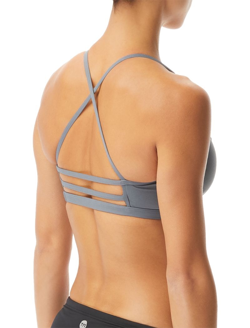 Soutien Gorge Sport Tyr Durafast One? Trinity Femme Grise | 14177603YAO