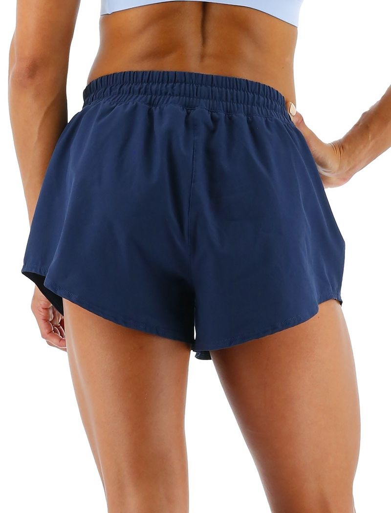 Shorts De Course Tyr Hydrosphere? Pace Femme Bleu Marine | 56547543BDU